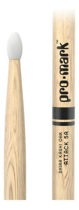 Baquetas 5a Promark Shira Kashi Oak Punta Nylon Pw5an Madera Natural