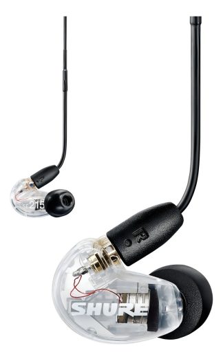 Auricular Shure Aonic 215 Aislante Desmontable Mic + Control Color Transparente
