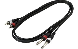 Cable Warwick Rcl20933 Dos Rca A Dos Plug Mono 6,5mm