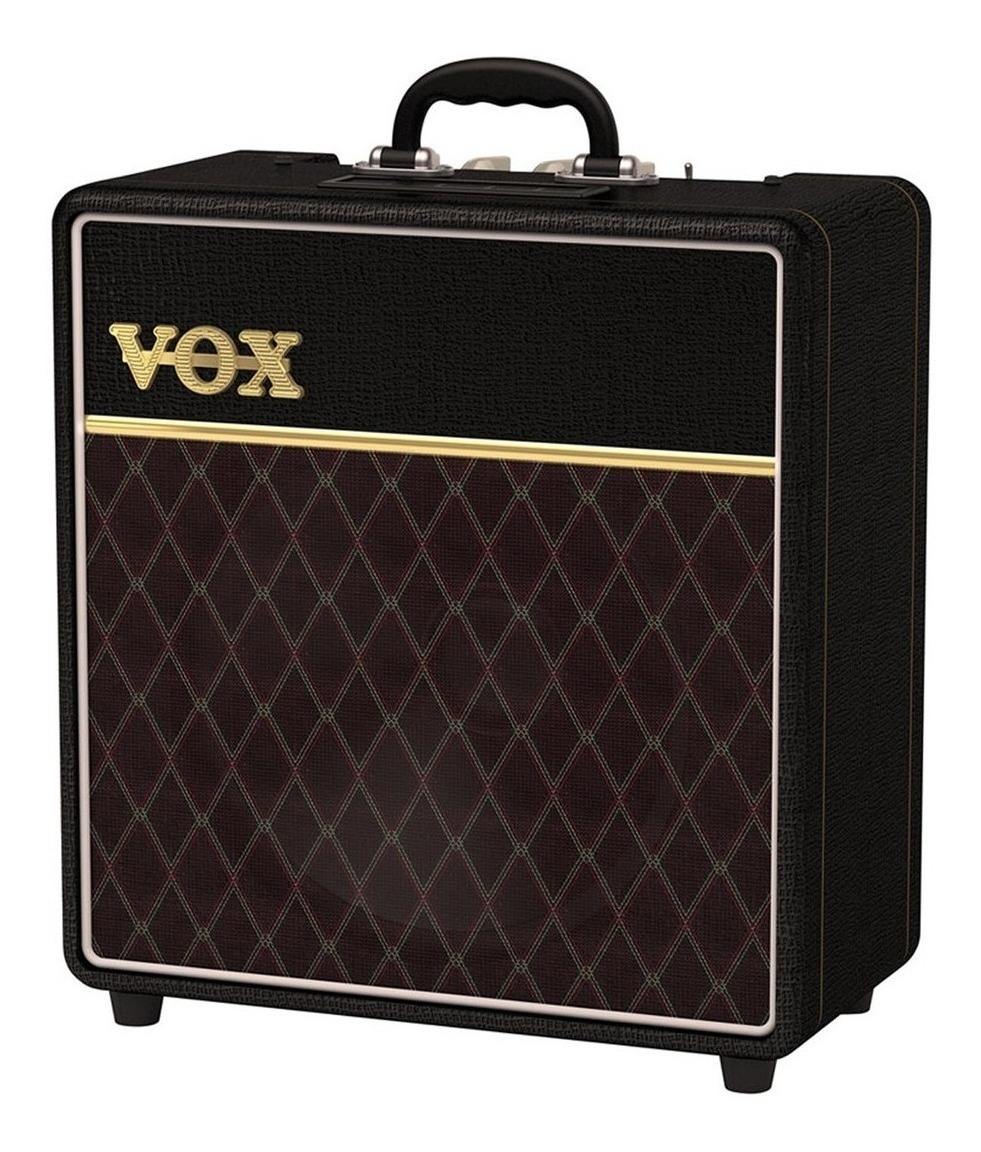 Amplificador Vox Custom Series Ac4c1-12 Valvular Para Guitarra De 4w Color Negro/oro