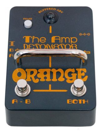 Pedal Conmutador Orange Detonator A B Y Para Amplificadores Color Negro