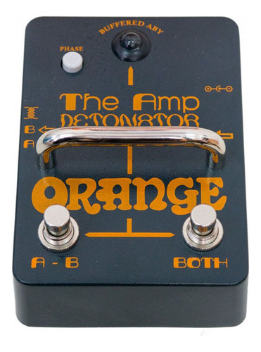 Pedal Conmutador Orange Detonator A B Y Para Amplificadores Color Negro