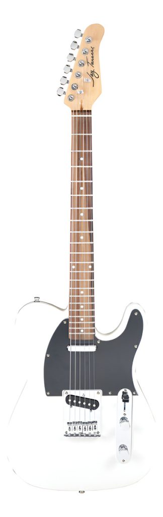 Guitarra Eléctrica Jay Turser Lt Series Jt-lt Diestro Ivory Palo De Rosa