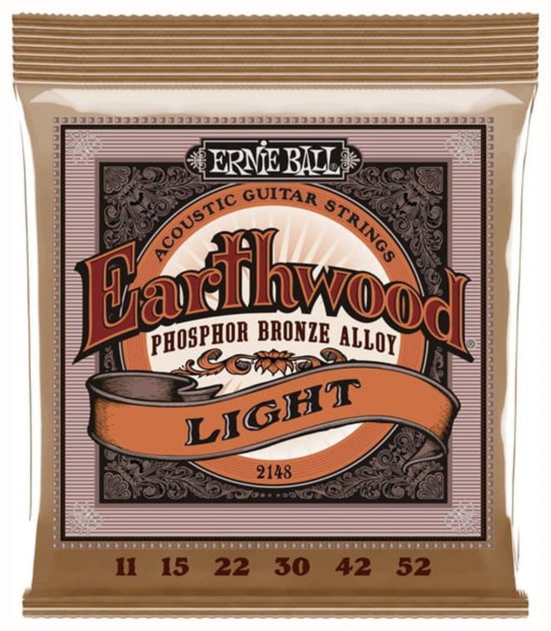 Ernie Ball Eb2148 011 Encordado Guitarra Acustica P Bronze