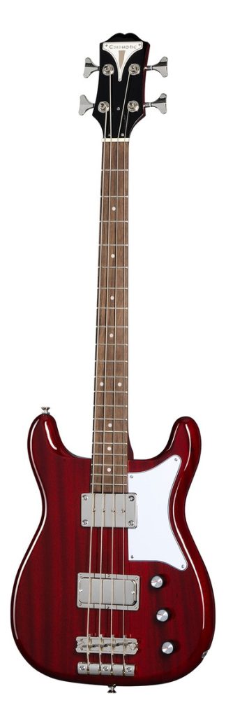 EpiPhone Newport Bass Chy Bajo Eléctrico 4 Cuerdas Cherry Color Rojo Orientación De La Mano Diestro