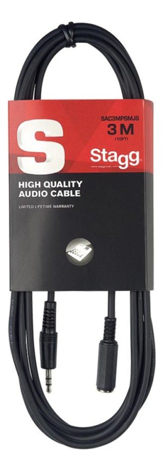 Cable Extensor Auxiliar Jack 3.5 A Plug 3.5 3 Metros