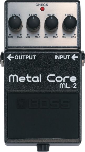 Pedal De Distorsion Para Guitarra Boss Metal Core Ml2 Color Gris Oscuro