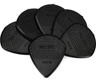 Jim Dunlop 471p3s Max Grip Jazz Iii Stiffo Pack 6 Puas