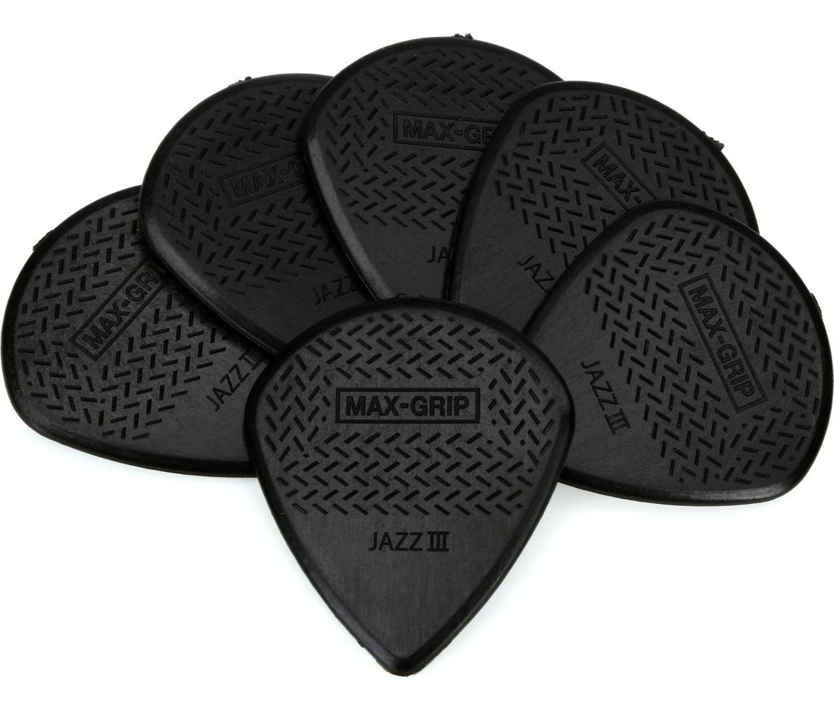 Jim Dunlop 471p3s Max Grip Jazz Iii Stiffo Pack 6 Puas