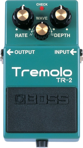 Boss Tr-2 Pedal Compacto Tremolo Color Verde