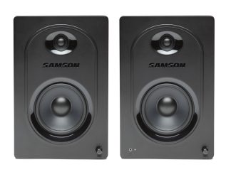 Samson Mediaone M50 Monitores De Estudio Activos Por Par Color Negro