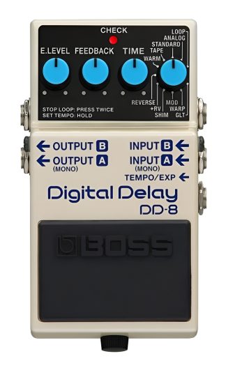 Pedal De Efecto Boss Digital Delay Dd-8 Gris