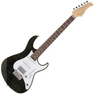 Guitarra Eléctrica Cort G280 Select Tbk Diestro Negro Translúcido Palisandro
