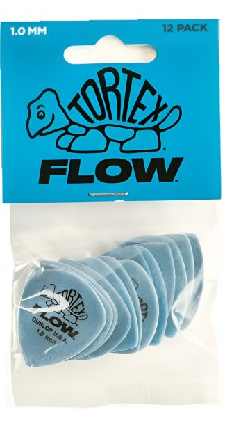 Jim Dunlop Flow Standard Púas De Guitarra De 1,0 Mm Color Azul
