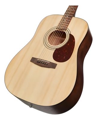 Guitarra Acústica Cort Earth60 Dreadnought 6 Cuerdas Caoba Abeto Marrón Diestro