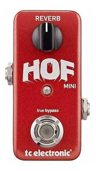 Tc Electronic Hof Mini Pedal Reverb Rojo Guitarra Eléctrica