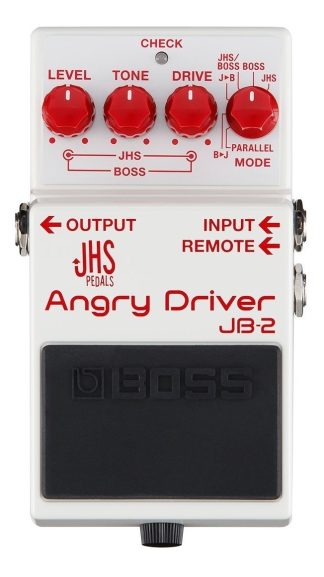 Pedal De Efecto Boss Jhs Pedals Angry Drive Jb-2 Blanco