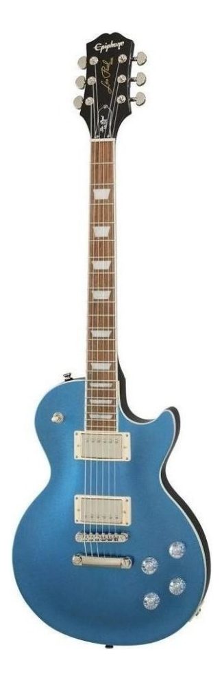 Guitarra Eléctrica EpiPhone Les Paul Muse Modern Caoba Azul Metalizado