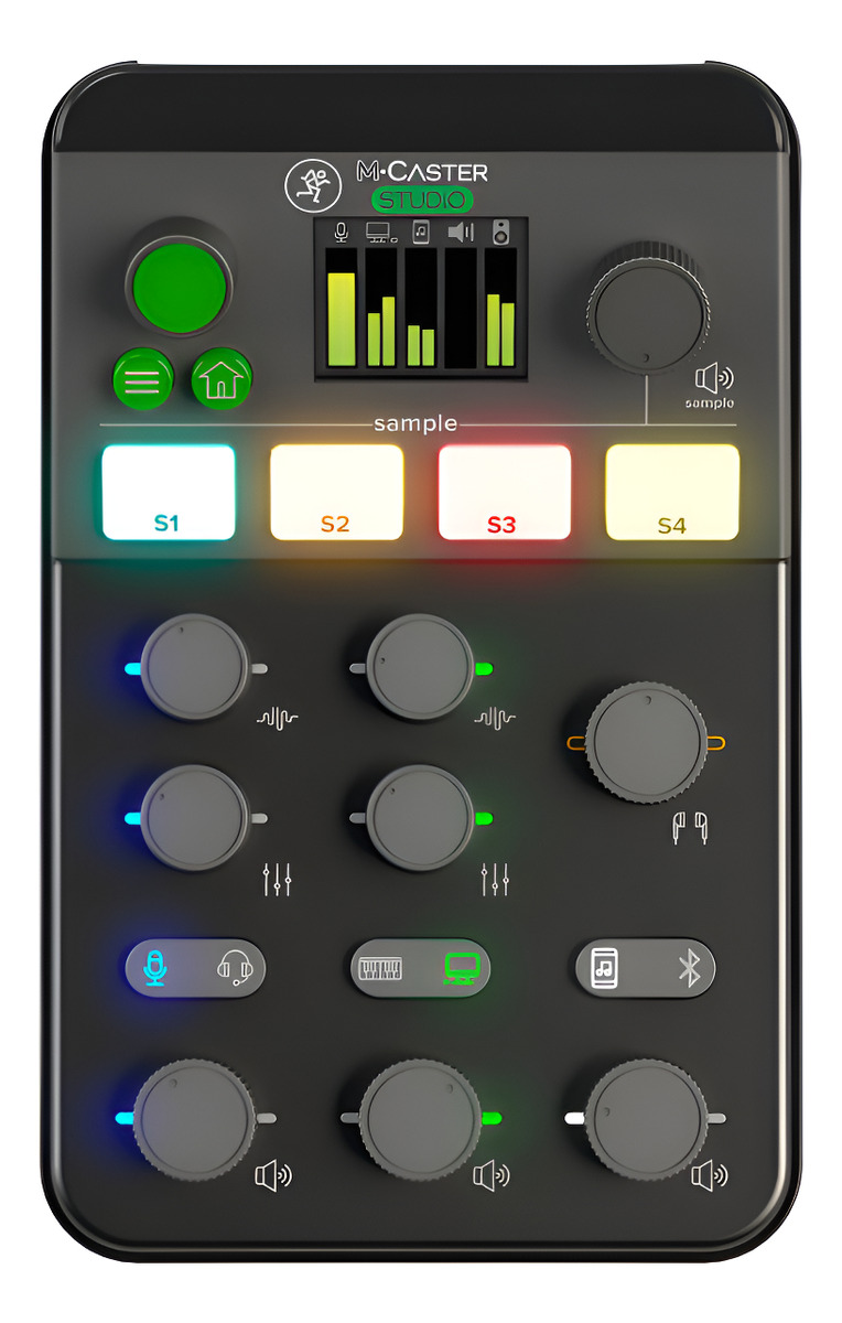 Mackie Mcaster Studio Interfaz Streaming Efectos Sampler Bt