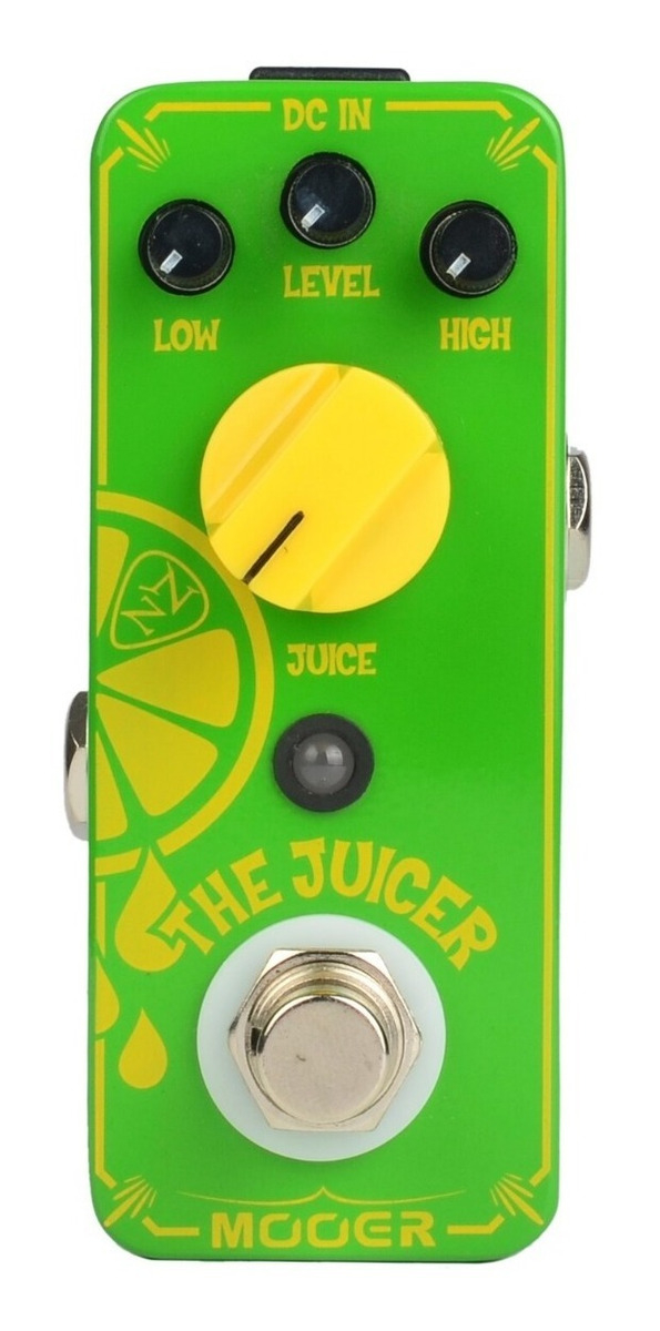 Pedal Overdrive Mooer The Juicer Neil Zaza Guitarra Verde Lima 9v