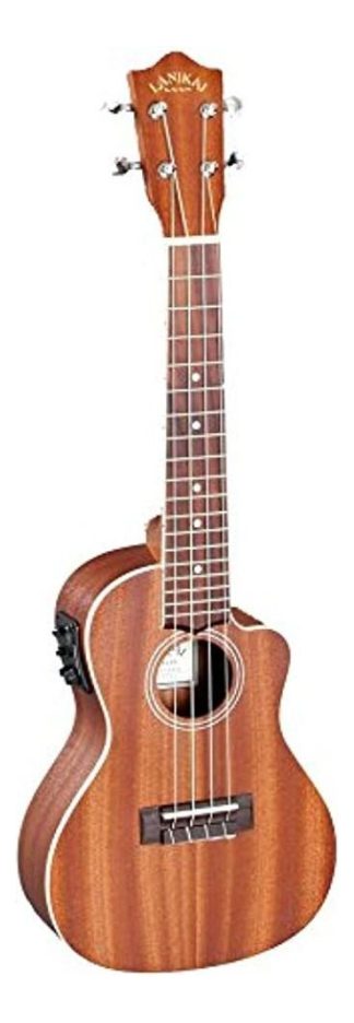 Ukelele Electroacústico Concierto Lanikai Macec Cutaway Caoba Fishman Natural