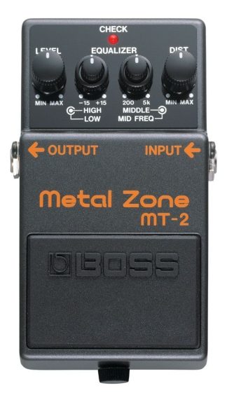 Pedal De Efecto Boss Metal Zone Mt-2 Negro