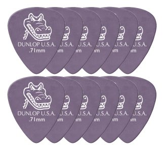 Jim Dunlop 417p.71 Gator Standard Pack 12 Puas 0.71