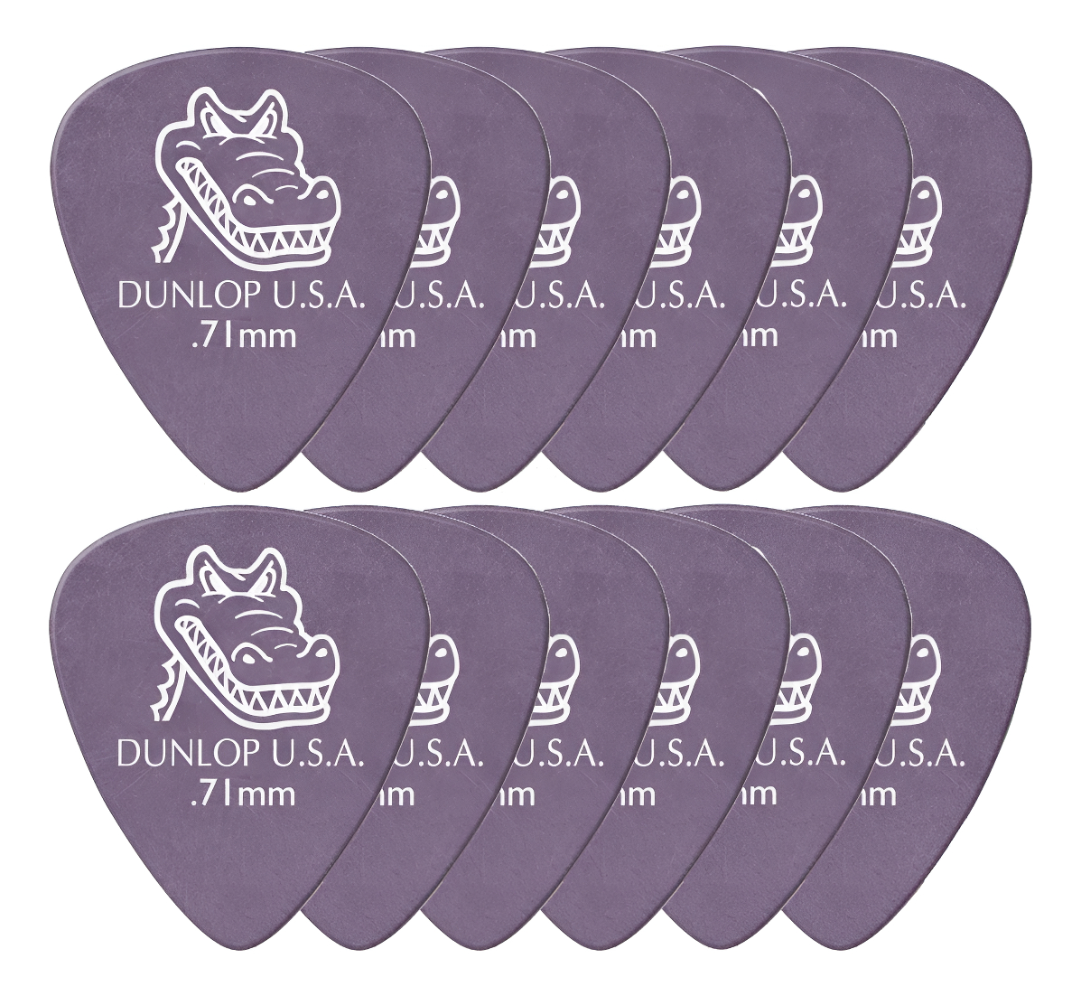 Jim Dunlop 417p.71 Gator Standard Pack 12 Puas 0.71