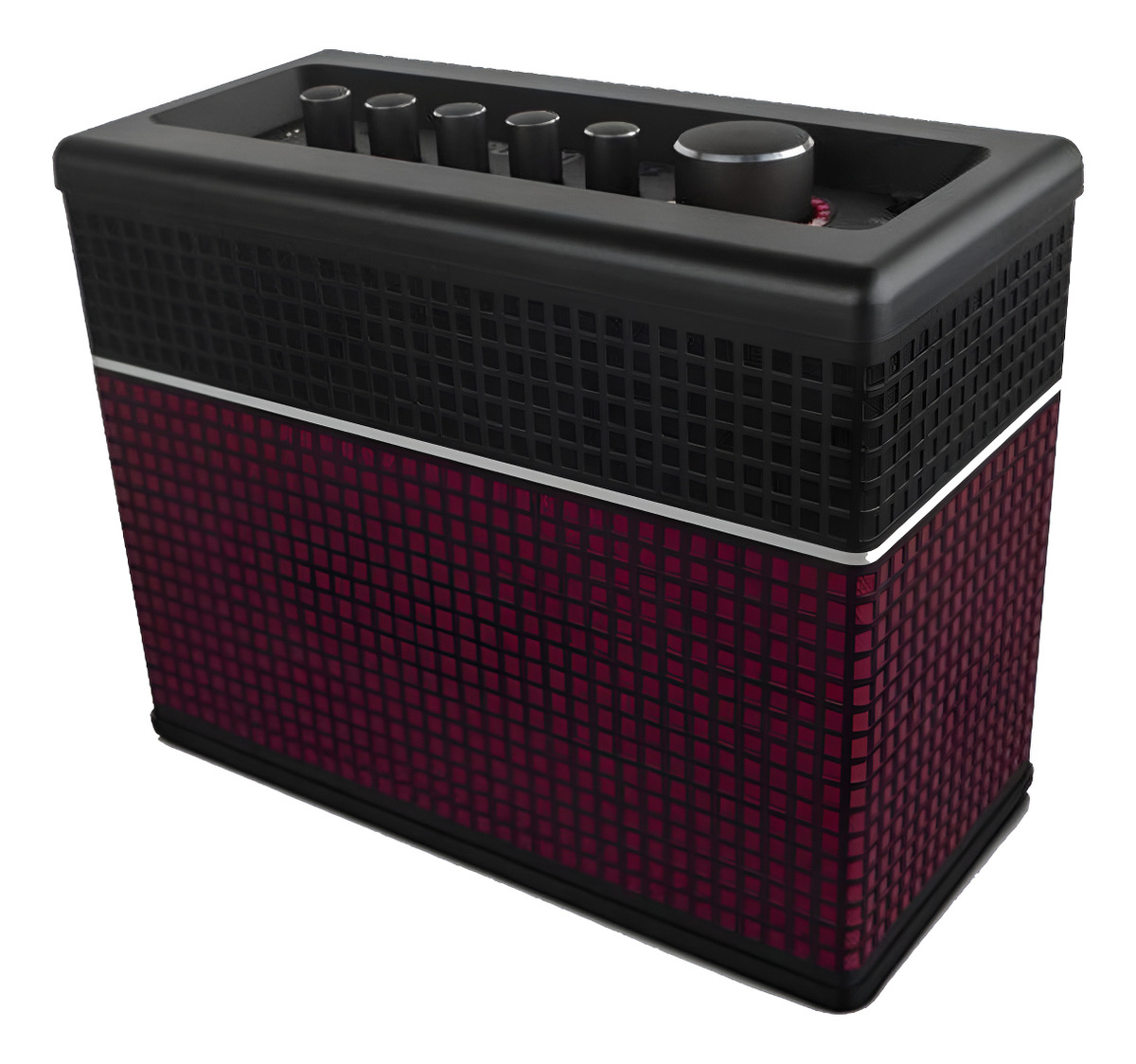 Amplificador Line 6 Amplifi 30 Combo Para Guitarra Con Reverb Negro/rojo