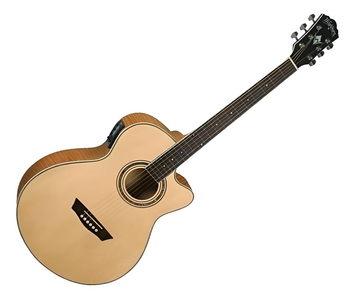 Washburn Ea12 Guitarra Electro Acustica 1/2 Caja Corte Pre