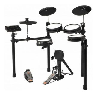 Batería Electrónica De Malla Negra Artesia Legacy A-30 De 8 Piezas Prism Crush Black