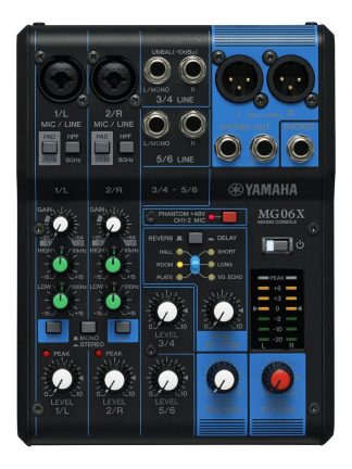 Yamaha Mg06x Consola De Sonido 6 Canales Efectos