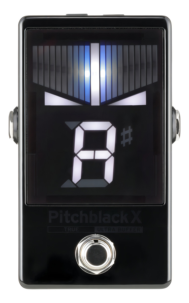 Korg Pitchblack Pb-x Afinador Cromático Pedal Guitarra Bajo Con Pantalla Negro