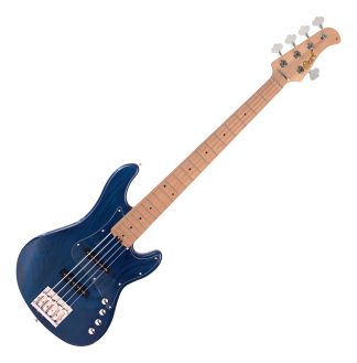 Bajo Eléctrico Cort Gb75jj Aqua Blue Acabado Del Cuerpo Laqueado Cantidad De Cuerdas 5 Color Azul Orientación De La Mano Diestro