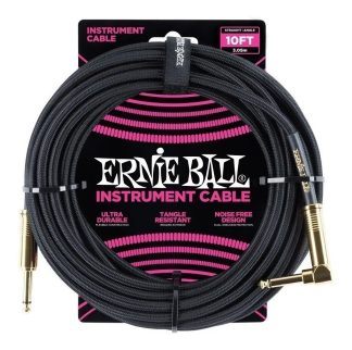 Ernie Ball P06081 Cable Instrumento Plug Angular 3 Metros