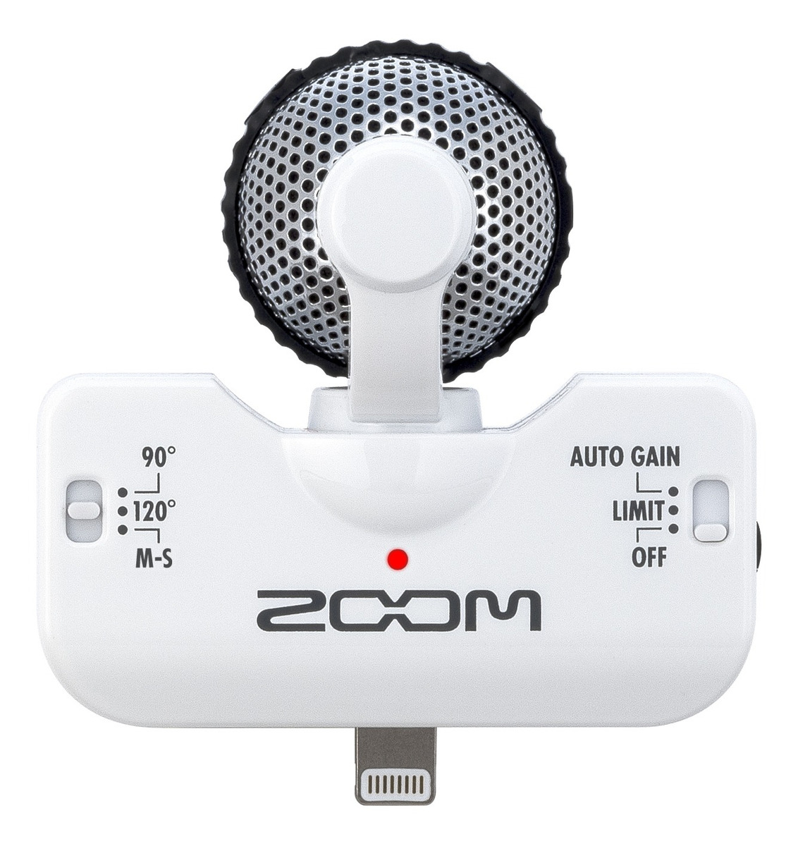 Zoom Iq5 Microfono Para iPhone iPad iPod Blanco
