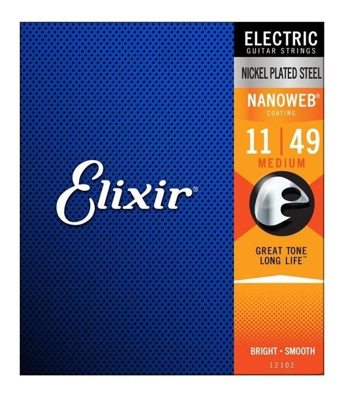 Elixir 12102 Encordado Guitarra Electrica 011 Nanoweb