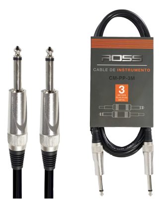 Units_per_packcable Plug De 1 Plug Mono Macho A 1 Plug Mono Macho Ross Cm-pp-3m Negro De 3m