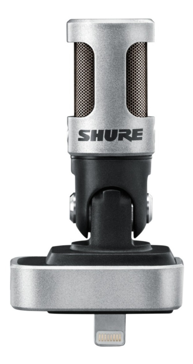 Micrófono Shure Motiv Mv88 Condensador Cardioide, Bidireccional Color Negro/plata
