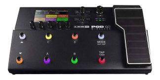 Pedal Multi-efectos Line 6 Pod Go Wireless Negro Para Guitarra Y Bajo