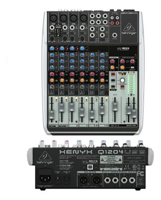 Behringer Q1204 Usb Mixer 8 Canales 4 Mono 2 Estereo Usb