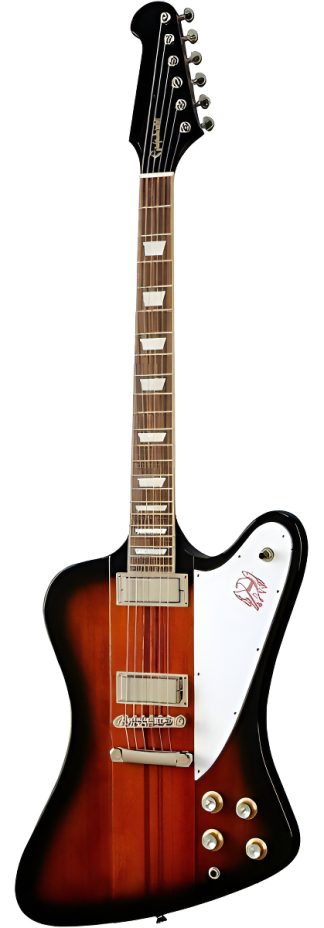 Guitarra Eléctrica EpiPhone Firebird Vintage Sunburst 22 Trastes Diestro Laurel Indio