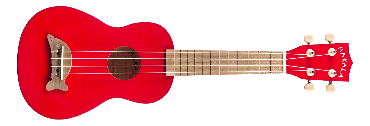 Ukelele Acústico Soprano Kala Mk-sd Makala Rojo 4 Cuerdas Mate Red