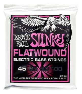 Ernie Ball Eb2814 Flat Encordado Bajo 4 Cuerdas 045 100