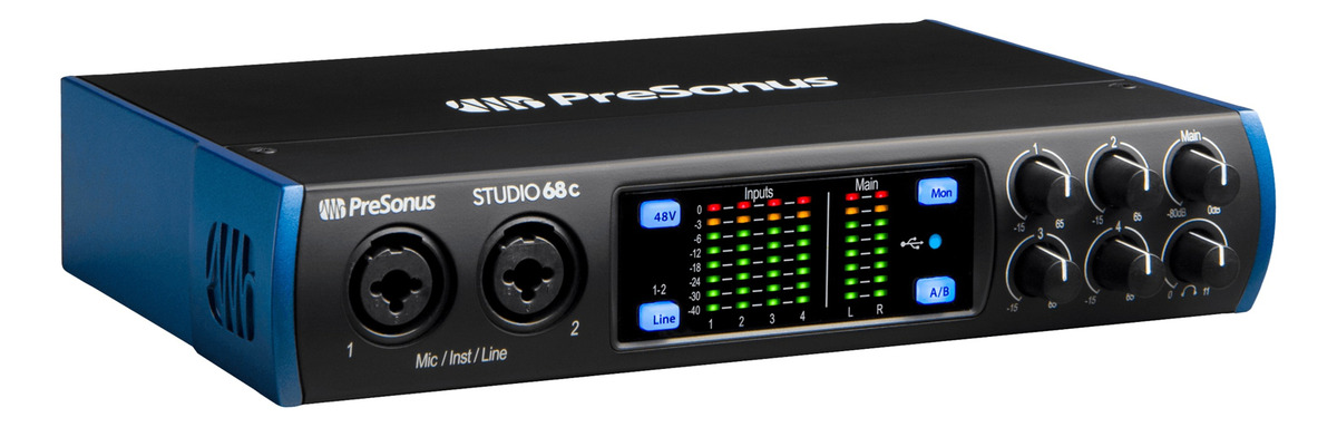 Presonus Studio 68c Interfaz De Audio 4 In 4 Out Usb C