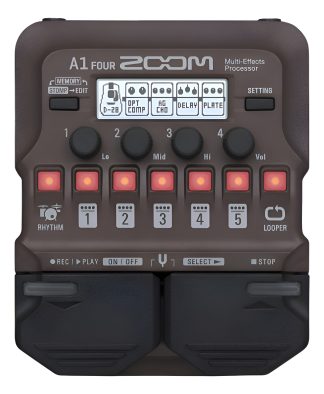 Zoom A1 Four Pedalera Multi Efectos Guitarra Acustica Viento