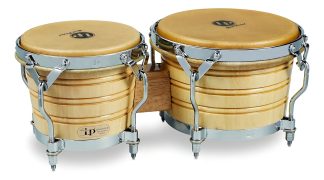 Bongo Latin Percussion Lp201a-3 Madera Natural Cromado Profesional No Aplica Natural/chrome