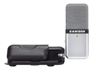 Micrófono Samson Go Mic Condensador Cardioide, Omnidireccional Color Silver