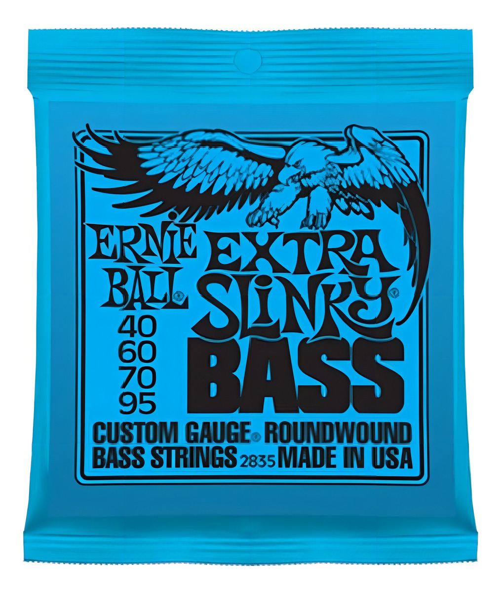 Encordado Par Bajo Ernie Ball Slinky 2835 Nickel Wound 40/95