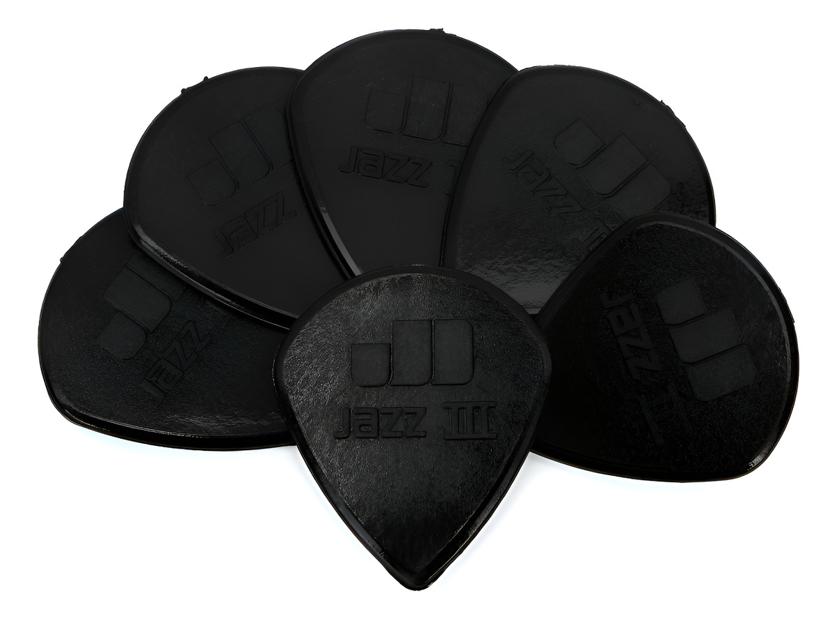 Jim Dunlop 47p3s Nylon Jazz Iii Pack 6 Puas